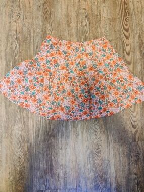(⭐ 5/20)George Orange Floral Skort